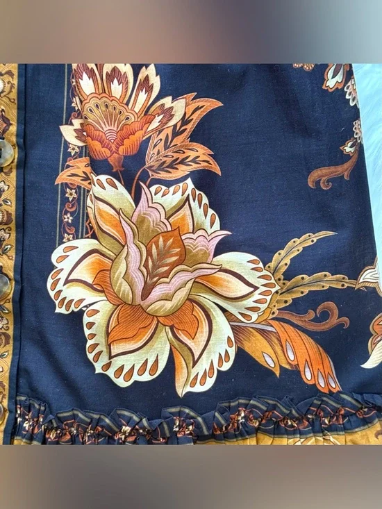 FARM Rio Majestic Garden Black Floral Belted Mini Dress, NWT 🇧🇷 - Picture 11 of 16